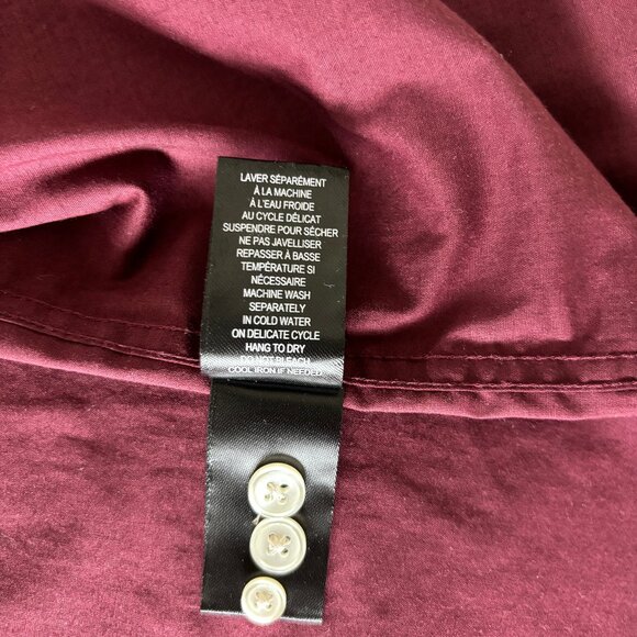 Le 31 Modern Fit Dress Shirt in Plum - Picture 10 of 10